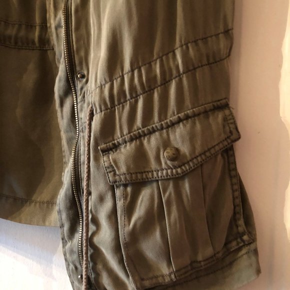 Max Jeans Military Sleeveless Vest Jacket, Size Small - Picture 13 of 13